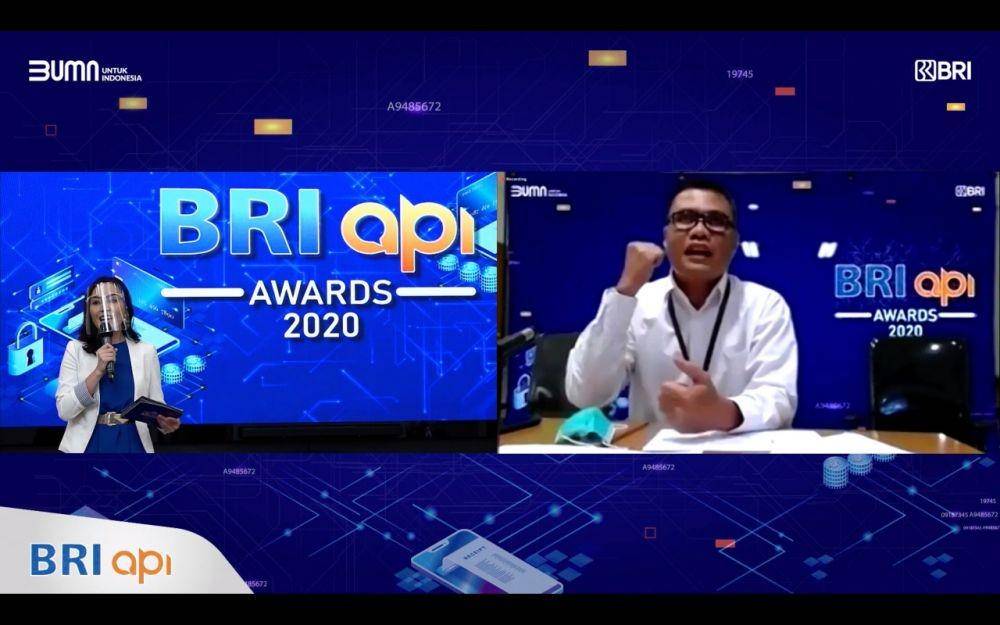 Ajang penghargaan BRIAPI Awards 2020 yang diselenggarakan melalui streaming online. /Dok.BRI
