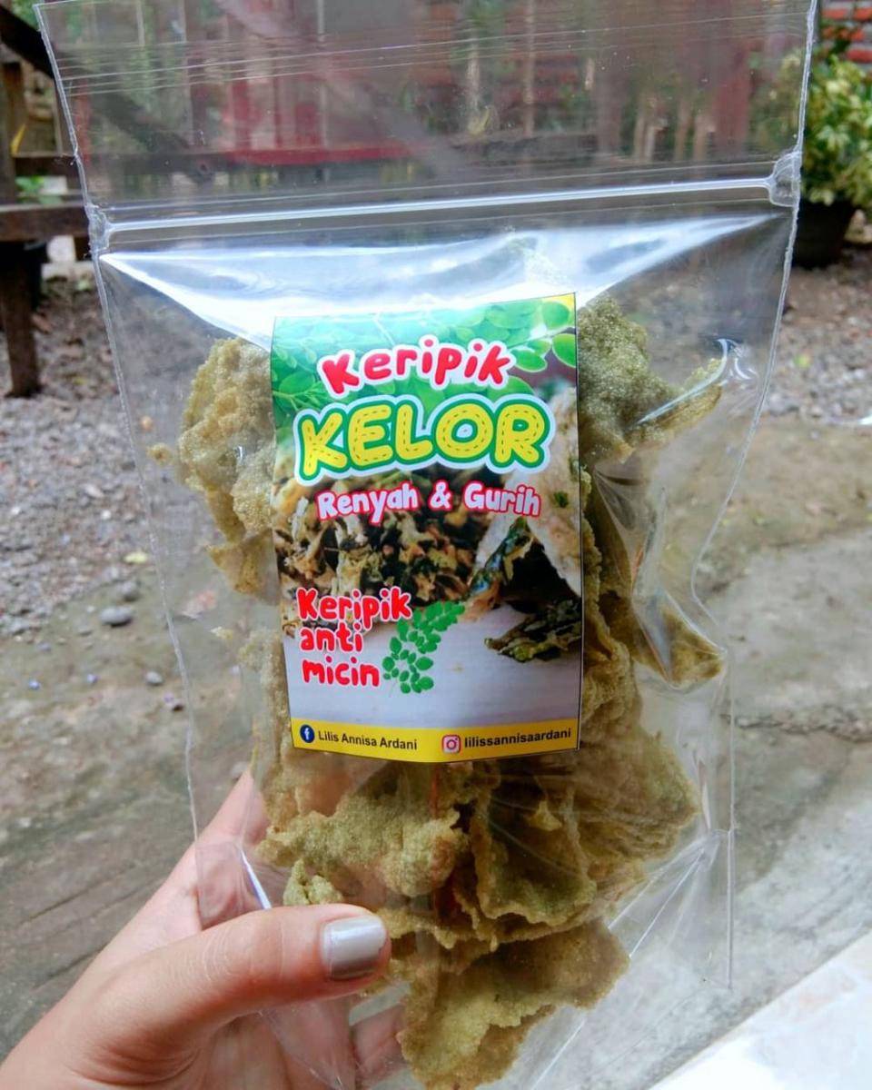 Ilustrasi keripik kelor (instagram.com/lilissannisaardani)