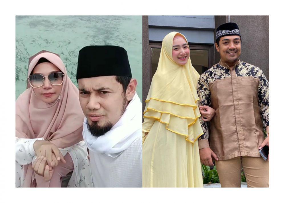 Dinikahi Ustaz, 10 Potret Mesra Puput Melati Vs Indri Giana dan Suami