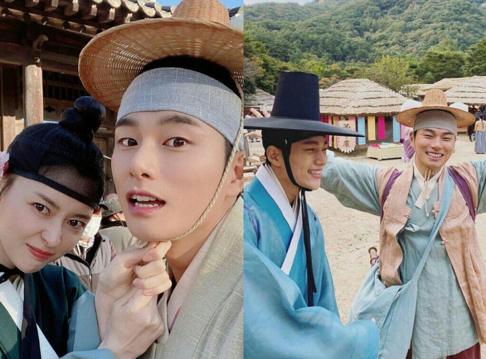 11 Potret Semringah Lee Yi Kyung di Balik Layar Royal Secret Agent
