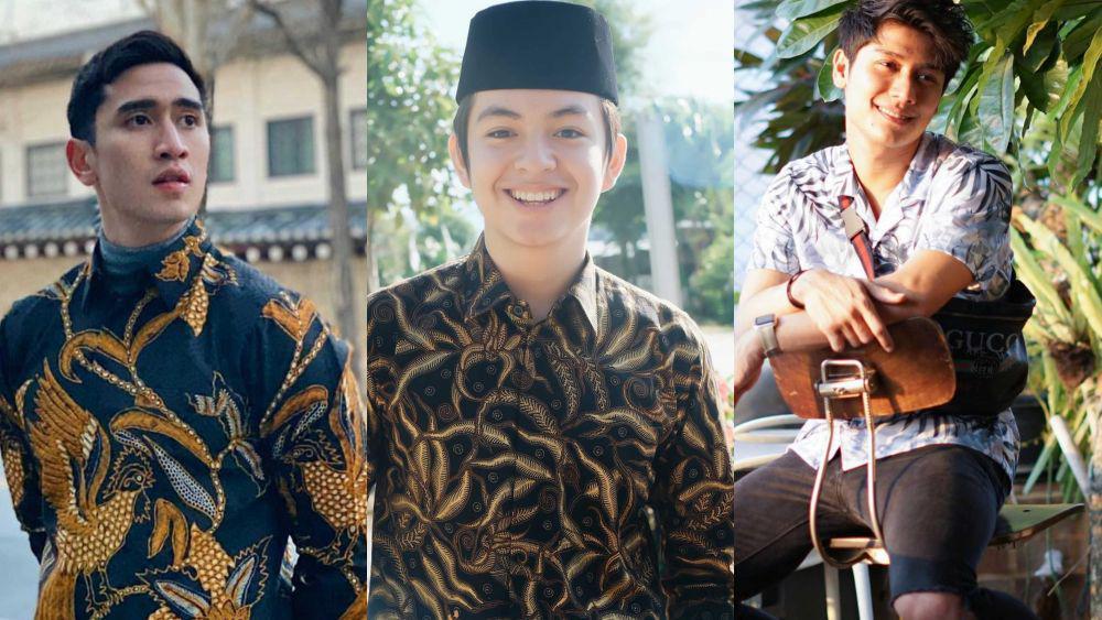 9 OOTD Artis Pria dengan Outfit Batik, Gagah Maksimal!