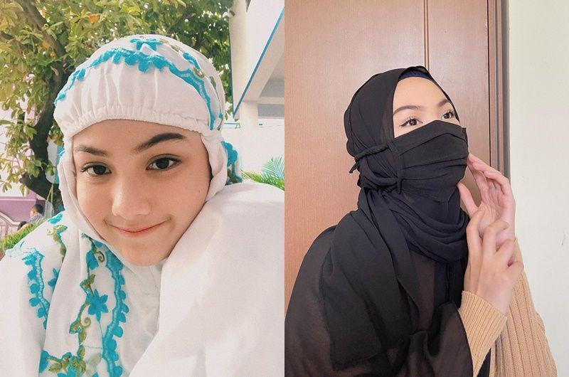 10 Potret Aisyah Aqilah Waktu Berhijab yang Bikin Hati Berdesir