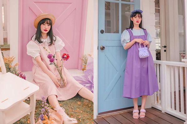 10 Mix and Match dengan Overall Dress ala Selebgram Vanessa Andrea