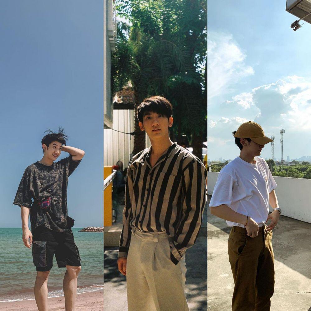 10 Ide Gaya Oversized ala Aktor Thailand Jirakit Kuariyakul, Catchy!