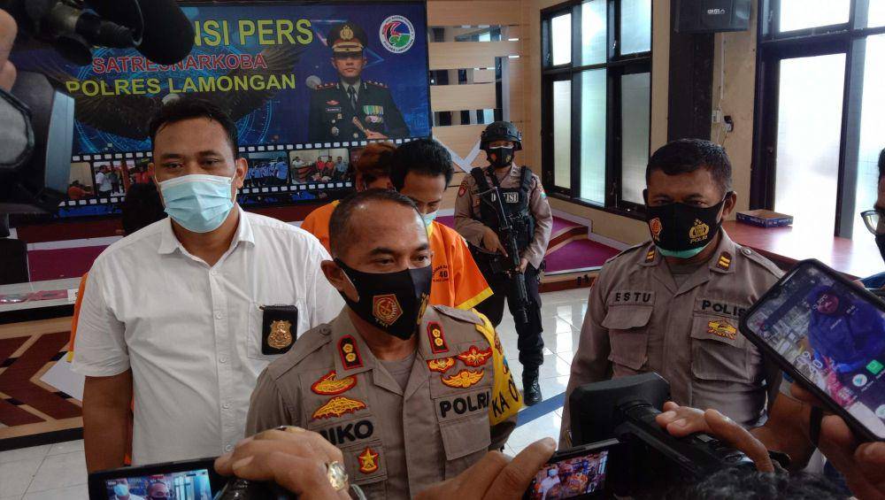 Polisi menangkap 6 tersangka narkoba. Dok. Humas Polres