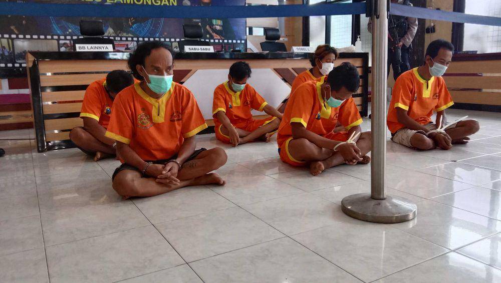 Polisi menangkap 6 tersangka narkoba. Dok. Humas Polres