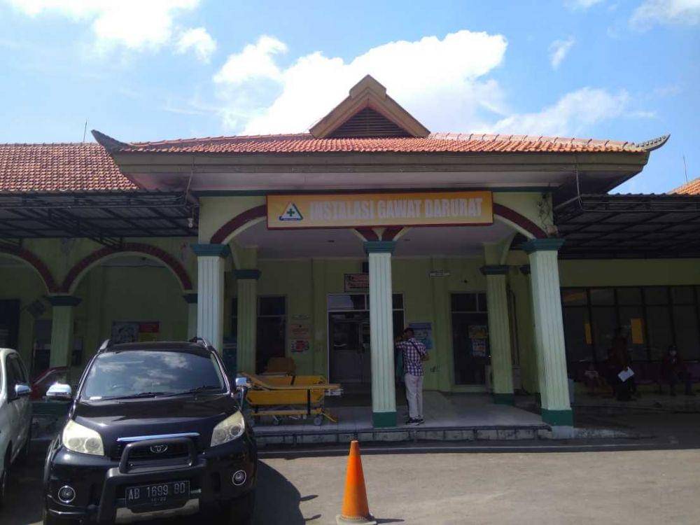 IGD RSUD Caruban lama yang dijadikan ruang isolasi. Nofika