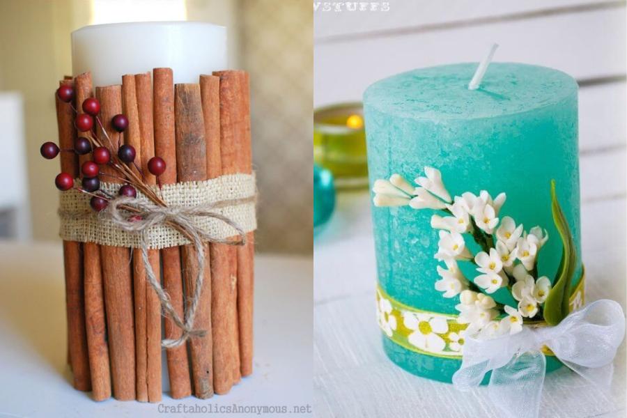 10 Inspirasi DIY Dekorasi Lilin, Bisa Jadi Aromaterapi Juga!