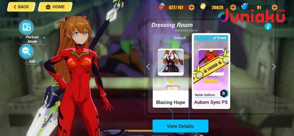 Costume Event Honkai x Evangelion. duniaku.com/Adhitya Daniel