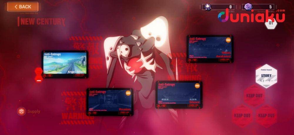 Mission Event Honkai x Evangelion. duniaku.com/Adhitya Daniel