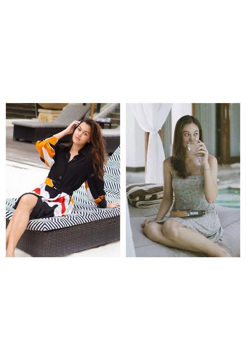 Gak Ribet, 10 Adu Gaya Liburan Rebecca Tamara Vs Faradilla Yoshi
