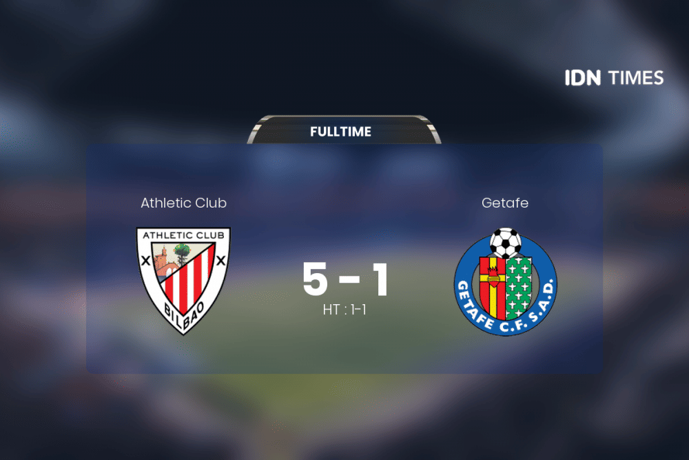 Secara Dramatis, Athletic Club Akhirnya Tumbangkan Getafe 5-1