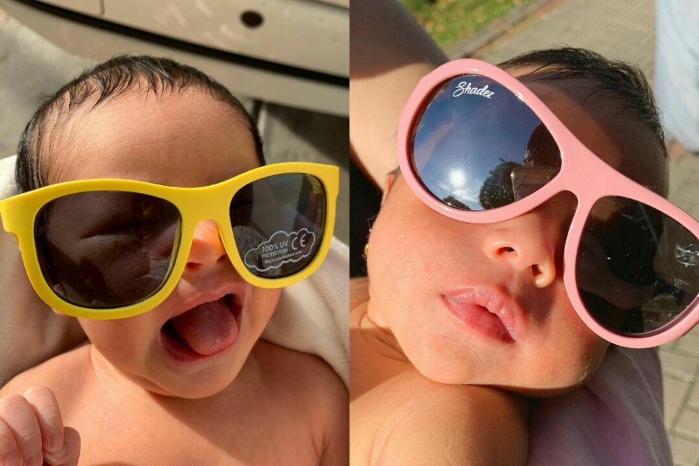 Bikin Gemas, 9 Potret Lucu Bayi Artis Saat Berjemur di Pagi Hari