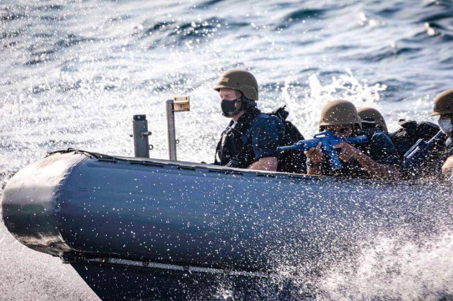 Dokumentasi Militer AS di Perairan Laut China Selatan, Kamis (21/1/2021). Sumber: twitter.com/DeptofDefense