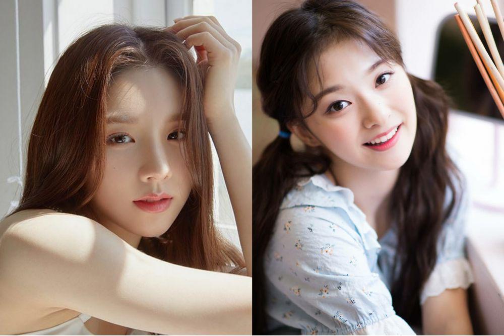 Visual Imut dan Kalem, 10 Adu Pesona Heejin LOONA dan Nagyung Fromis_9