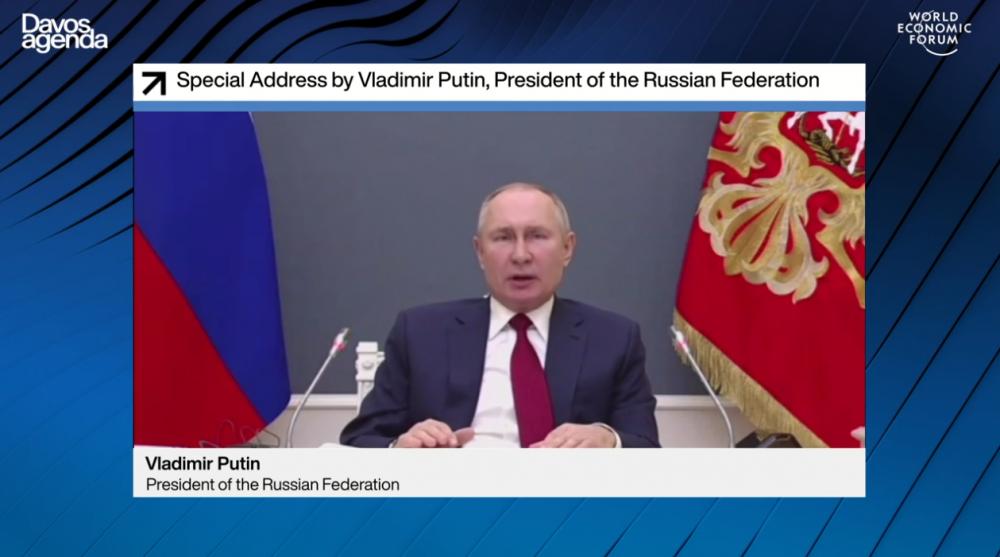 Pertama Hadir di Davos, Putin Bicara soal Ancaman Ketegangan Global
