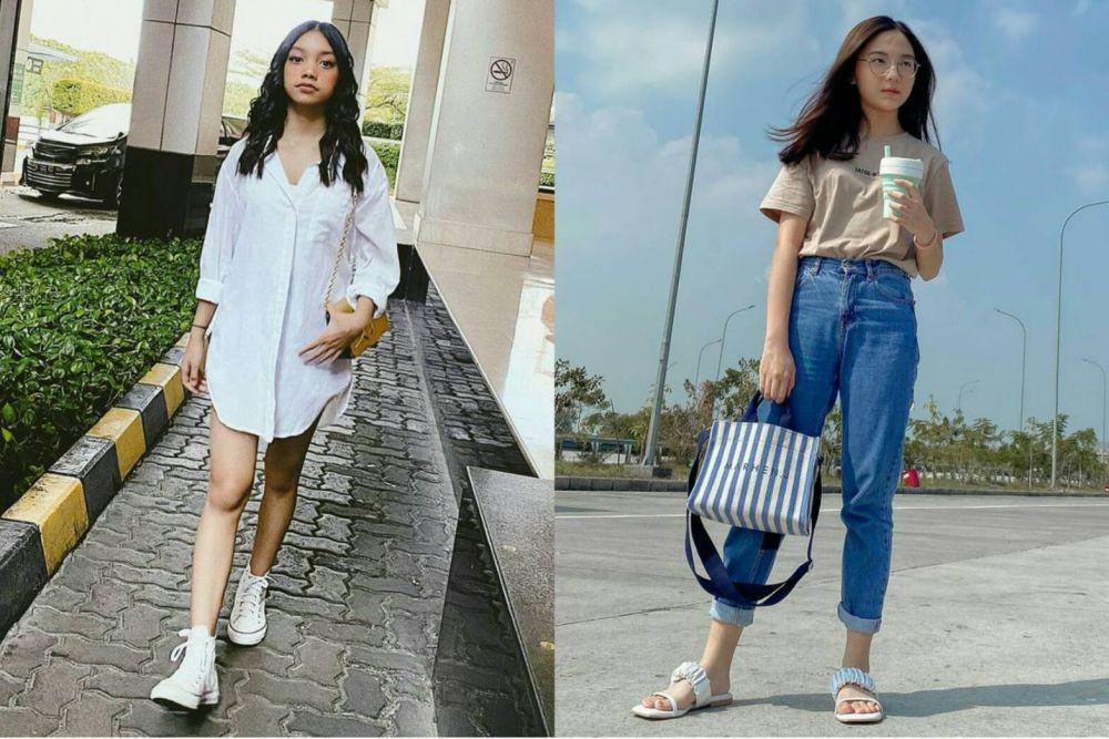 9 Adu Gaya Naura Vs Misellia Ikwan, Suka Style yang Casual