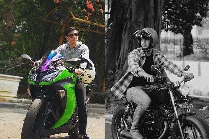 Andin Terpikat, 9 Pesona Arya Saloka & Carlo Milk di Atas Motor