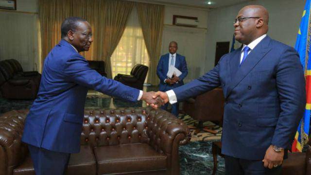 Presiden Kongo Felix Tshisekedi bertemu dengan Perdana Menteri Kongo Sylvestre Ilunga Ilunkamba pada, 8 Desember 2020. Sumber:twitter.com/Ilunkamba Ilunga Sylvestre