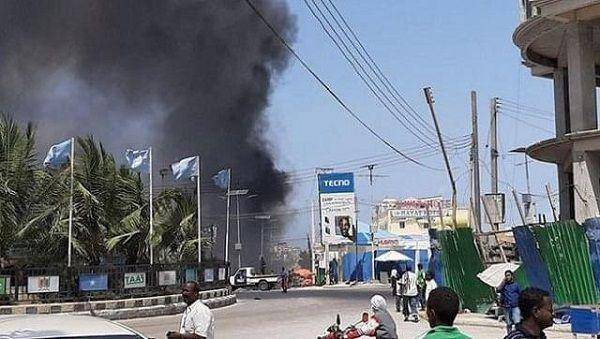 Serangan baku tembak yang terjadi di Somalia pada tanggal 31 Januari 2021 waktu setempat. (Twitter.com/mdeeq16)