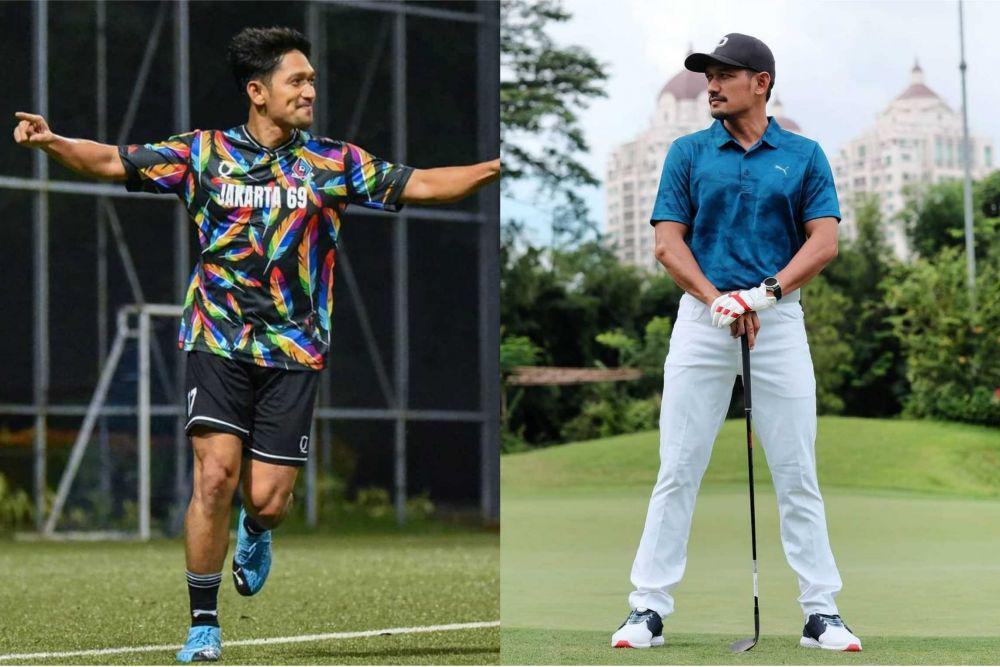 Buat Ririn Ekawati Bucin, 10 Potret Gagah Ibnu Jamil Saat Berolahraga