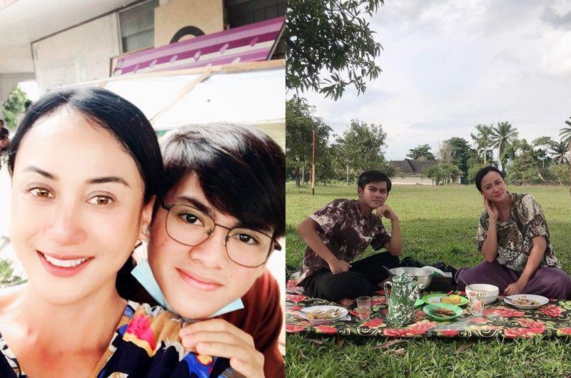 Ibu dan Anak Kompak, 9 Potret Hangat Ria Probo dan Rey Bong