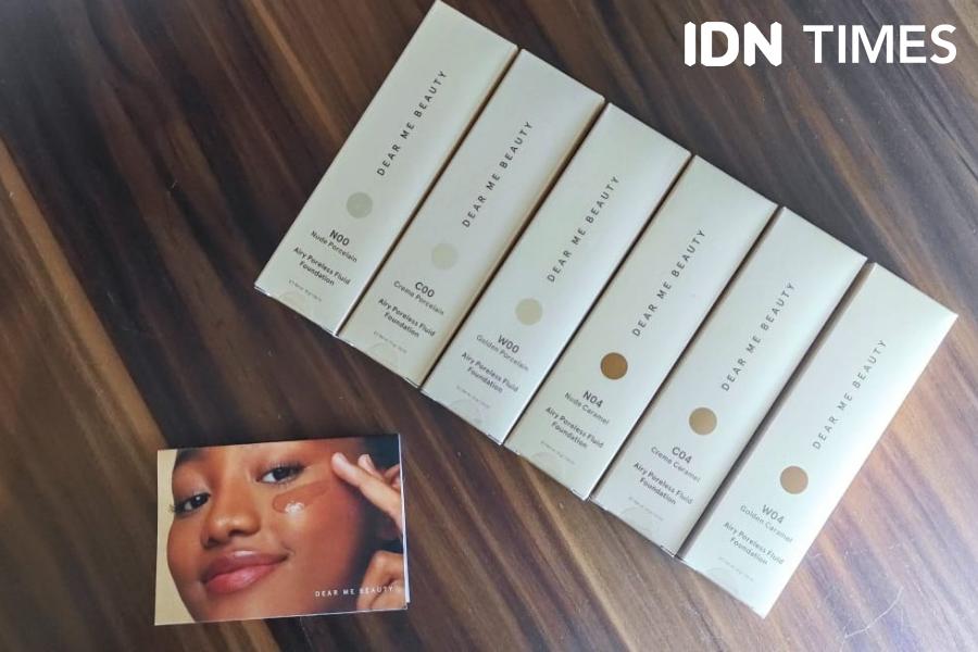 Ulasan Airy Poreless Fluid Foundation Dear Me Beauty, Ada 15 Shades