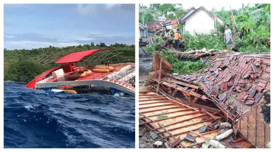 Deretan Bencana di Nusa Penida, Ada Ponton yang Nyaris Tenggelam