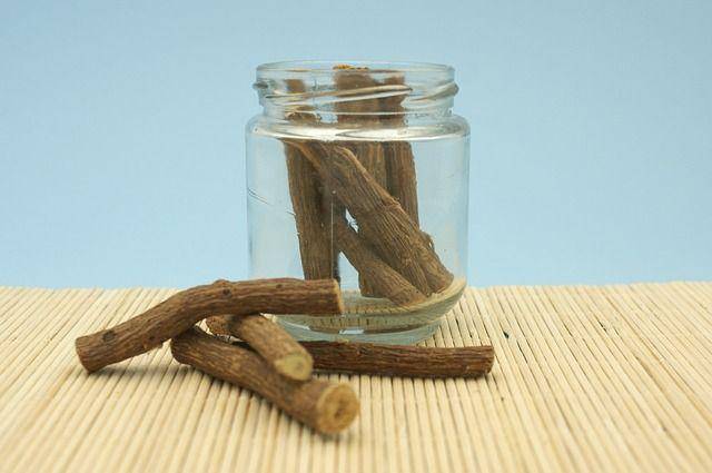 ilustrasi akar licorice/G. glabra (pixabay.com/psaguer)