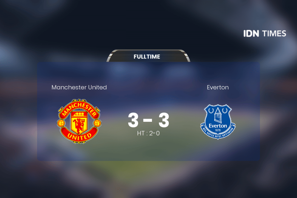 Everton Vs Manchester United Tanpa Pemenang