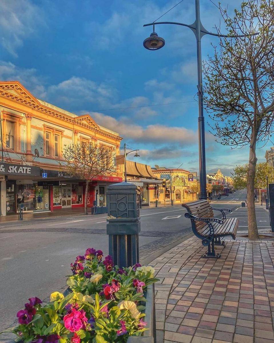 Suasana kota Timaru, Selandia Baru. instagram.com/dayofnadia/