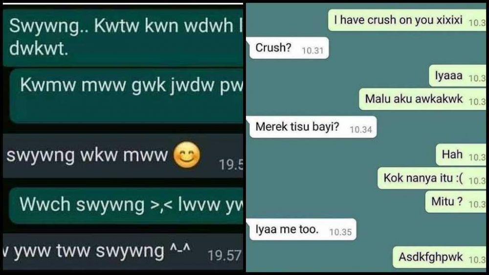 11 Chat Gombal dengan Pacar Ini Bikin Mikir Keras, Ribet Banget!
