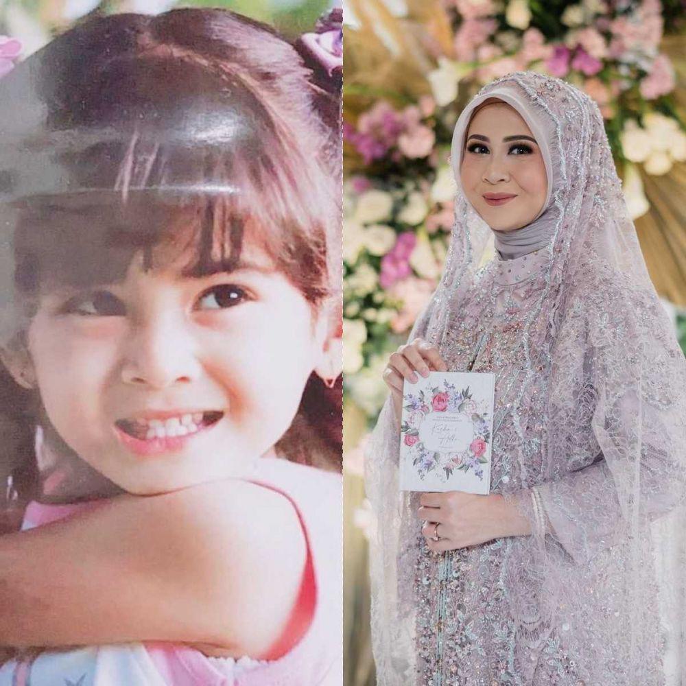 11 Potret Transformasi Kesha Ratuliu, dari Imut sampai Sah Menikah