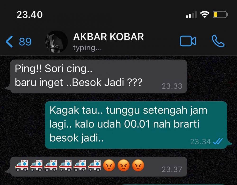 10 Chat Kocak Abdel dan Akbar yang Bikin Kesal, tapi Ngakak!