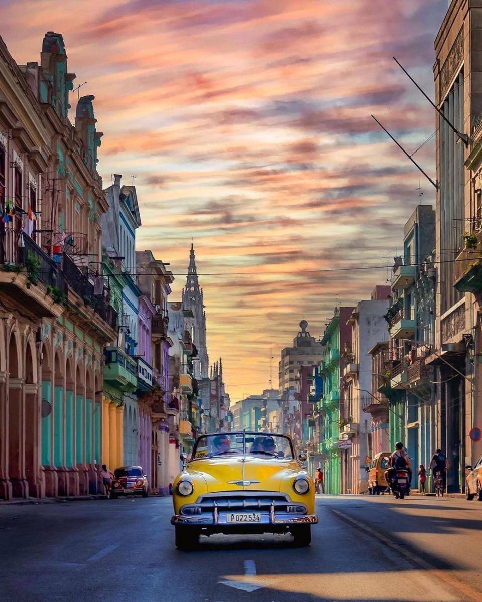 Suasana kota Havana, Kuba. instagram.com/viajaconganas_/