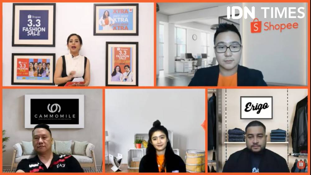 Media Gathering Shopee 3.3 Fashion Sale pada Rabu (10/2/2021). IDN Times/Tyas Hanina.