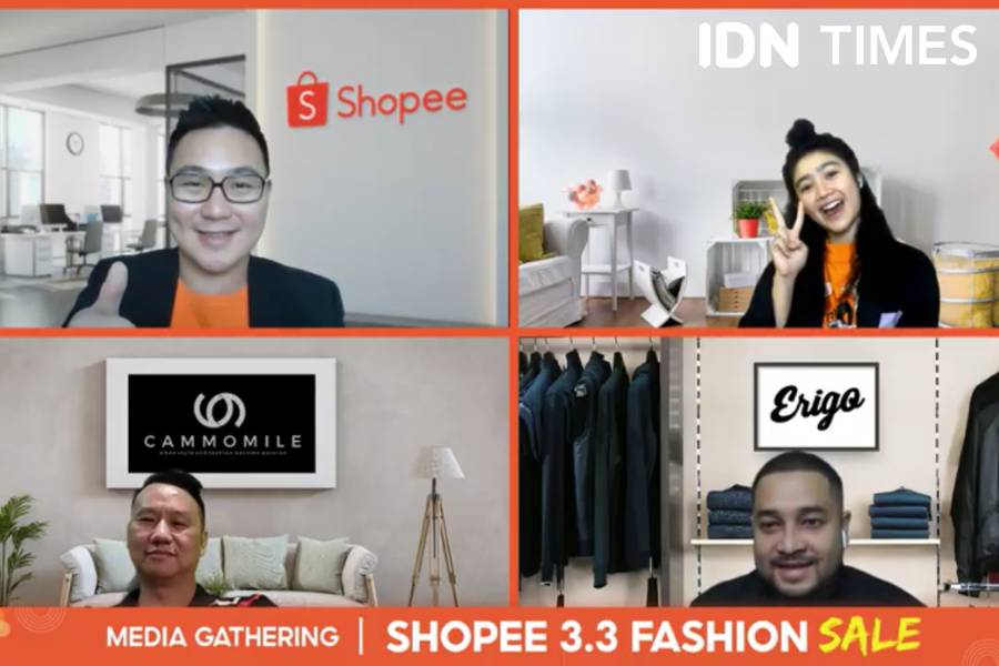 Media Gathering Shopee 3.3 Fashion Sale pada Rabu (10/2/2021). IDN Times/Tyas Hanina.