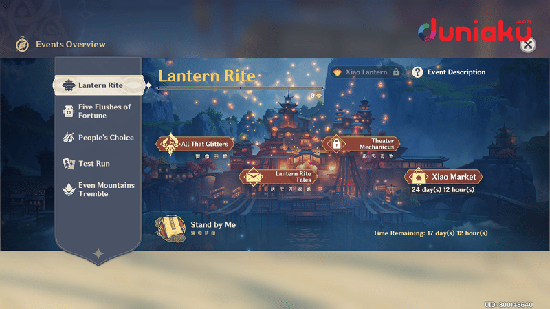 Lantern Rite Genshin Impact. duniaku.com/Adhitya Daniel