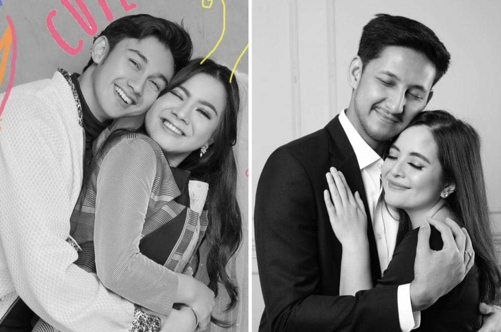 10 Pemotretan Pasangan Selebriti dalam Nuansa Hitam Putih, So Sweet!