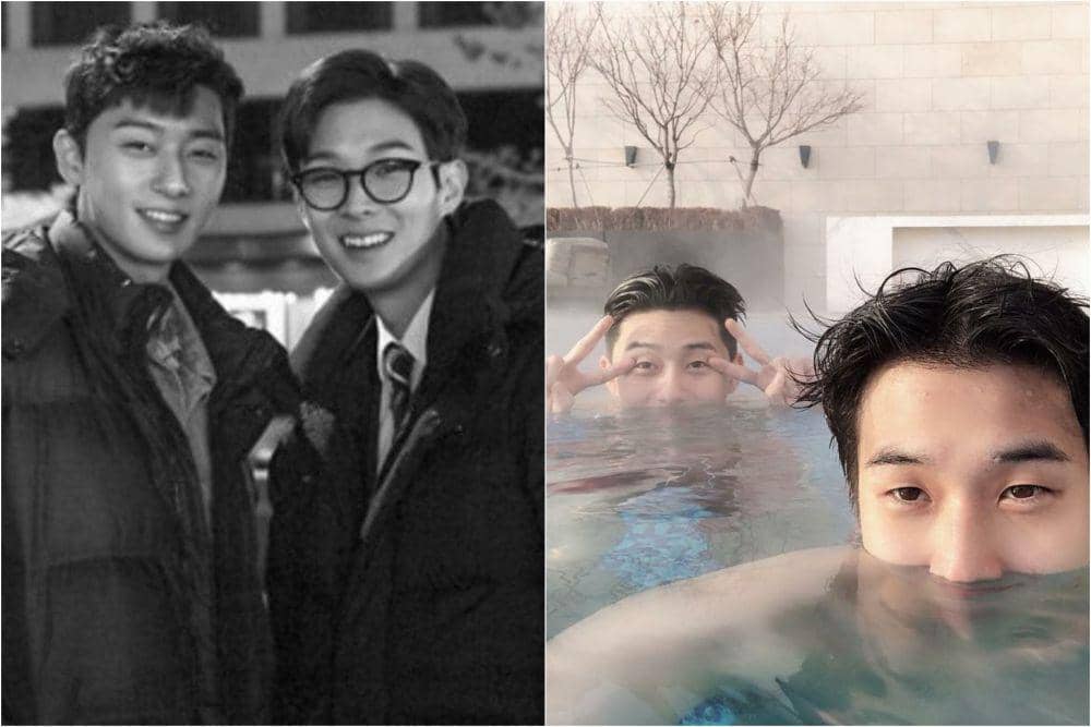12 Potret Persahabatan Park Seo Joon dan Choi Woo Shik di Dunia Nyata