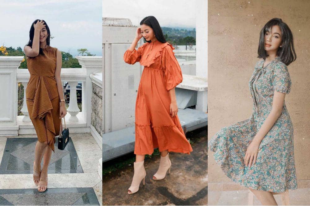 10 Inspirasi Model Dress ala Glenca Chysara, Si Elsa 'Ikatan Cinta'