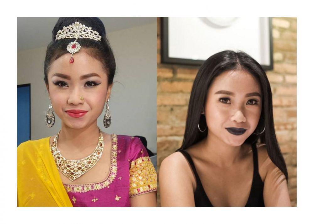 Biasa Natural, 9 Pesona Ayya Renita Ikatan Cinta dengan Makeup Bold