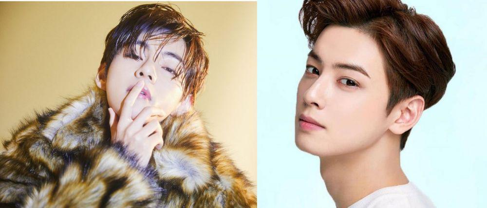 10 adu pesona v bts dan cha eun woo astro, raja visual!