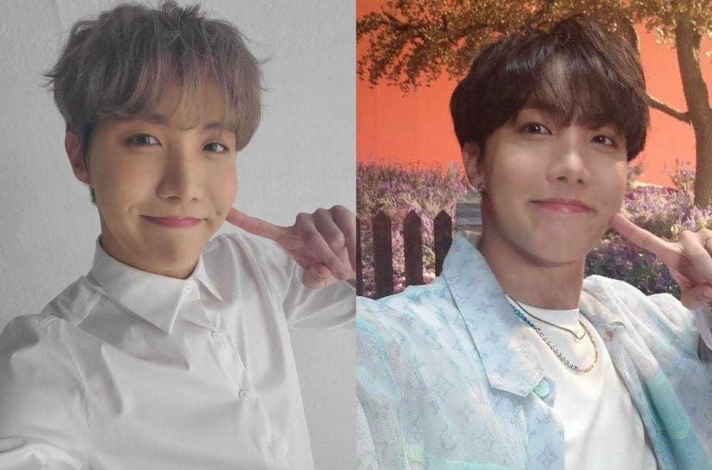 Manis, 9 Potret Pose Tusuk Pipi ala J-Hope BTS yang Genap Berusia 27