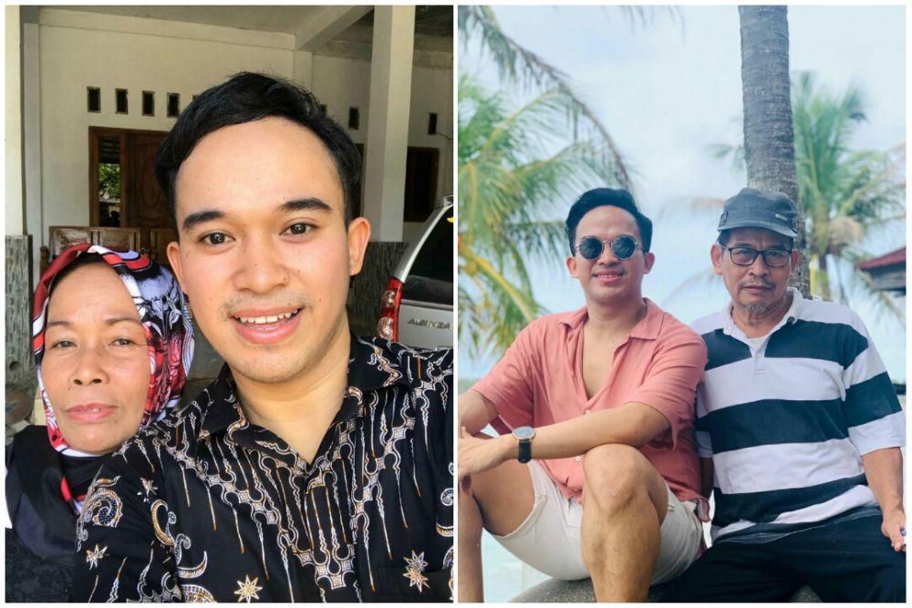9 Potret Kebersamaan Anwar Sanjaya dan Orangtua, Jarang Terekspos!
