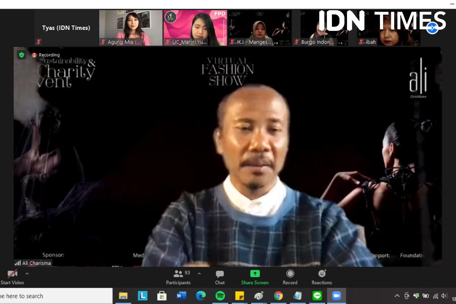 Ali Charisma Gelar Fashion Show Berbasis Sustainability dan Donasi