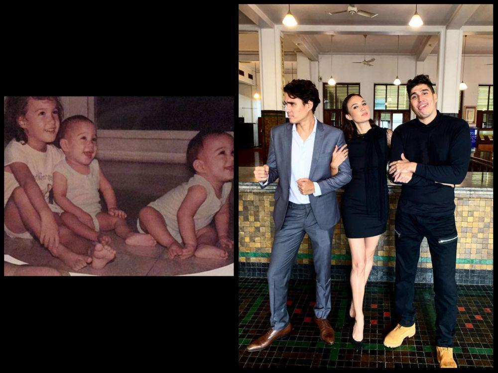 10 Potret Kompak Nadine, Marcel, dan Mischa Chandrawinata