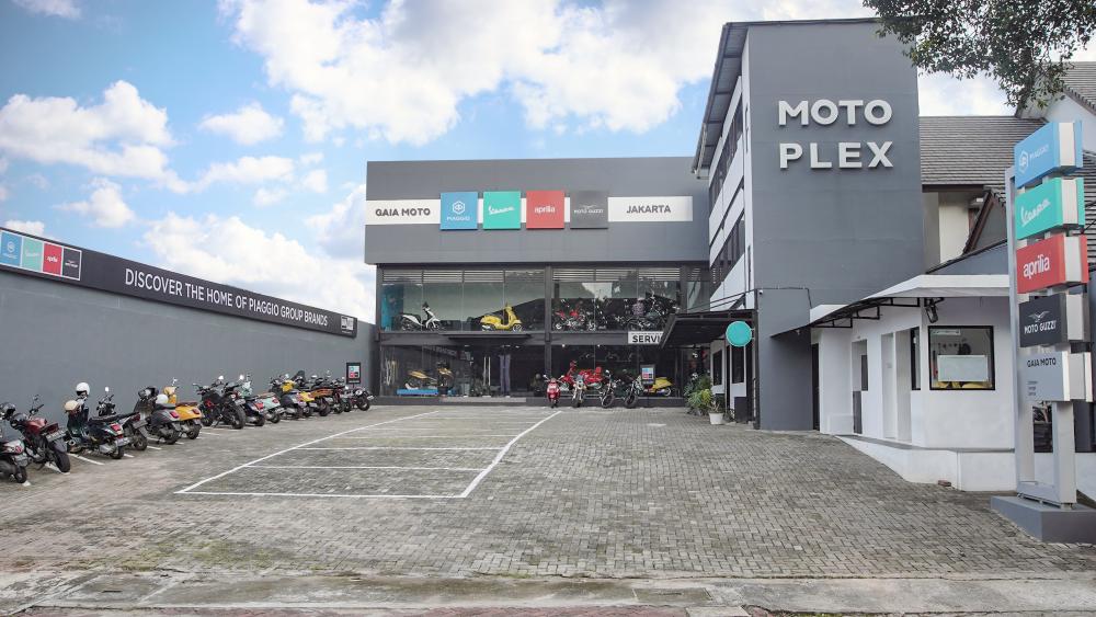 Lokasi dealer premium berkonsep Motoplex, Jakarta Selatan. IDN Times/Piaggio