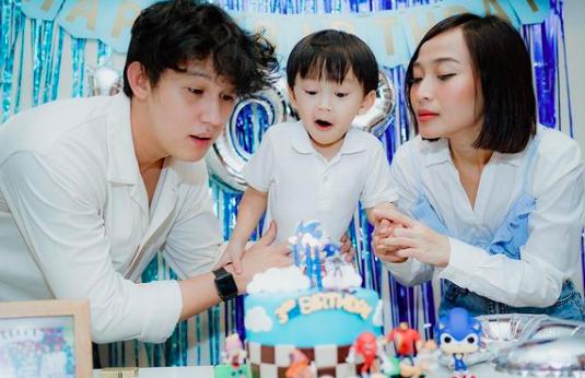 10 Momen Seru Ultah Ketiga Nord, Putra Rinni Wulandari - Jevin Julian