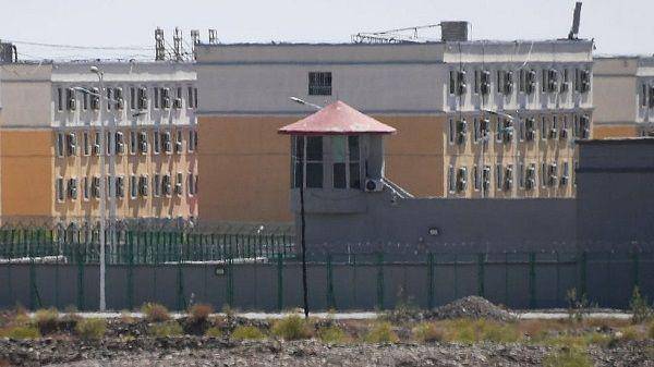 Tempat kamp penahanan di Xinjiang, Tiongkok. (Twitter.com/jen_sues)